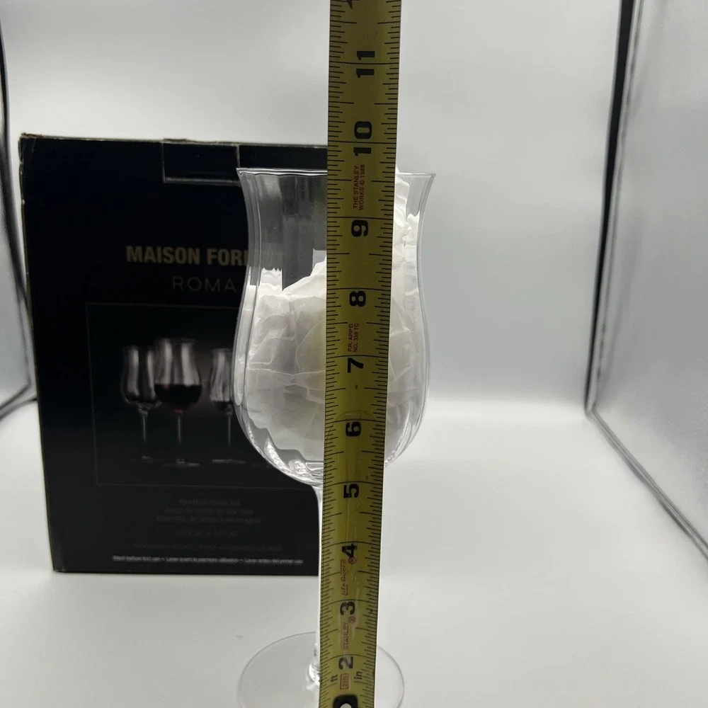 Maison Forine Roma Red Wine Glass Set 4 19.5 oz‎